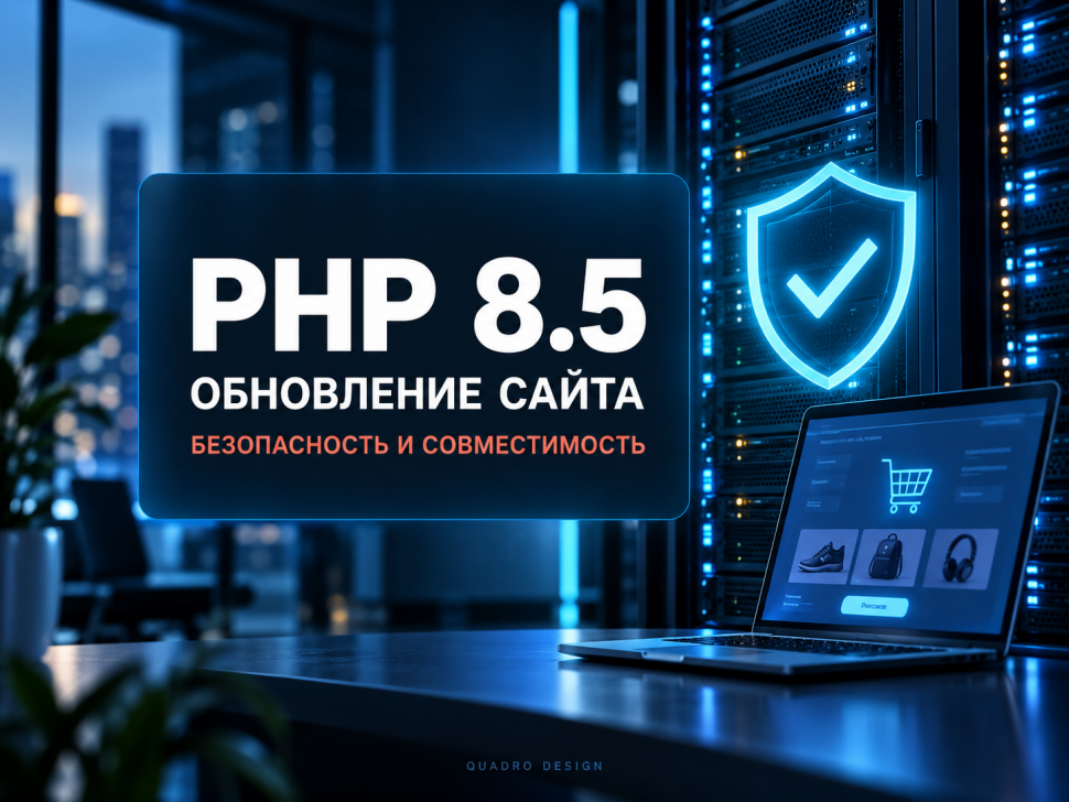 Обновление сайта до PHP 8.5: безопасность, совместимость и настройка сервера — Quadro Design
