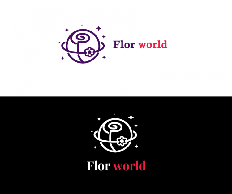  Логотип интернет магазина продажи букетов и цветов